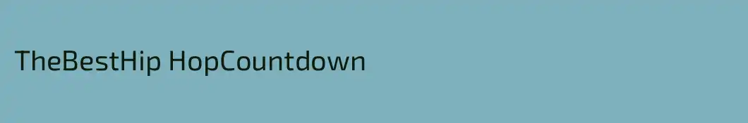 TheBestHip HopCountdown